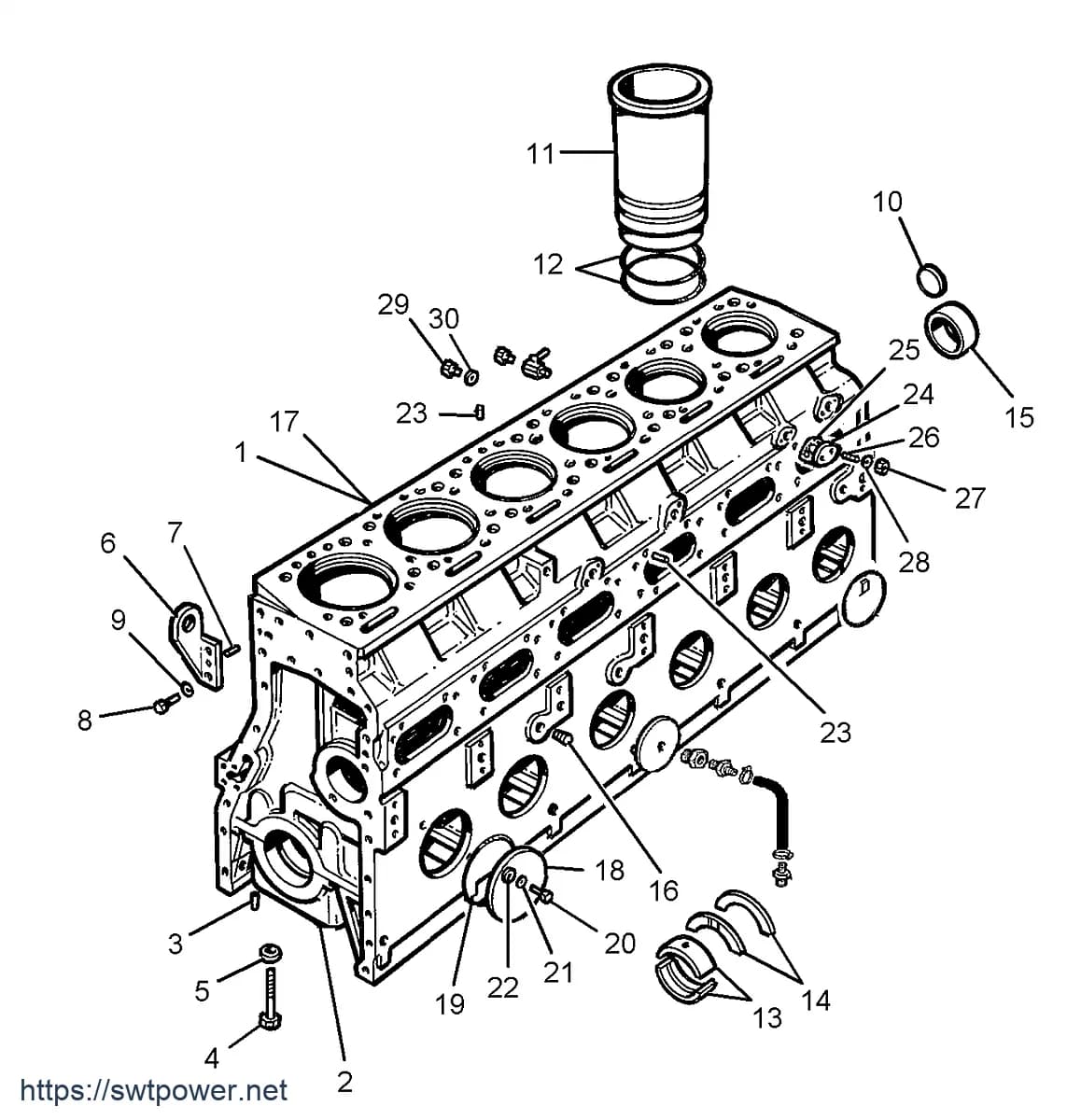 Diese Engine Peças de Reposição