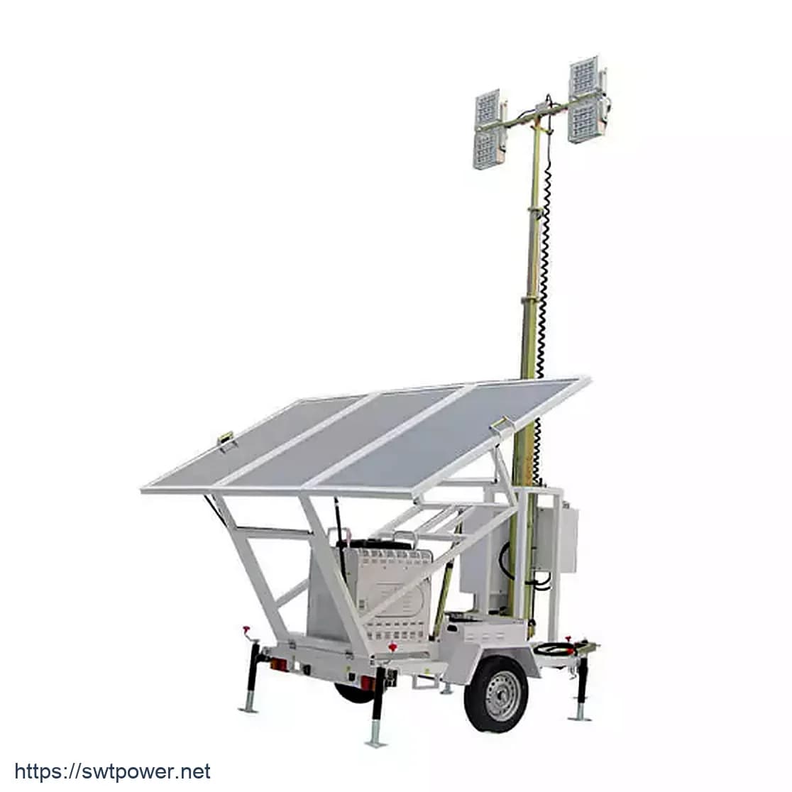 400W Solar Torre de Iluminação