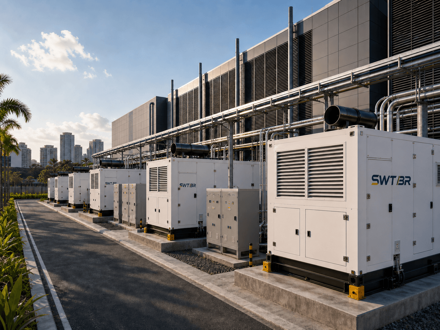 SWT AI data center generator project in Brazil