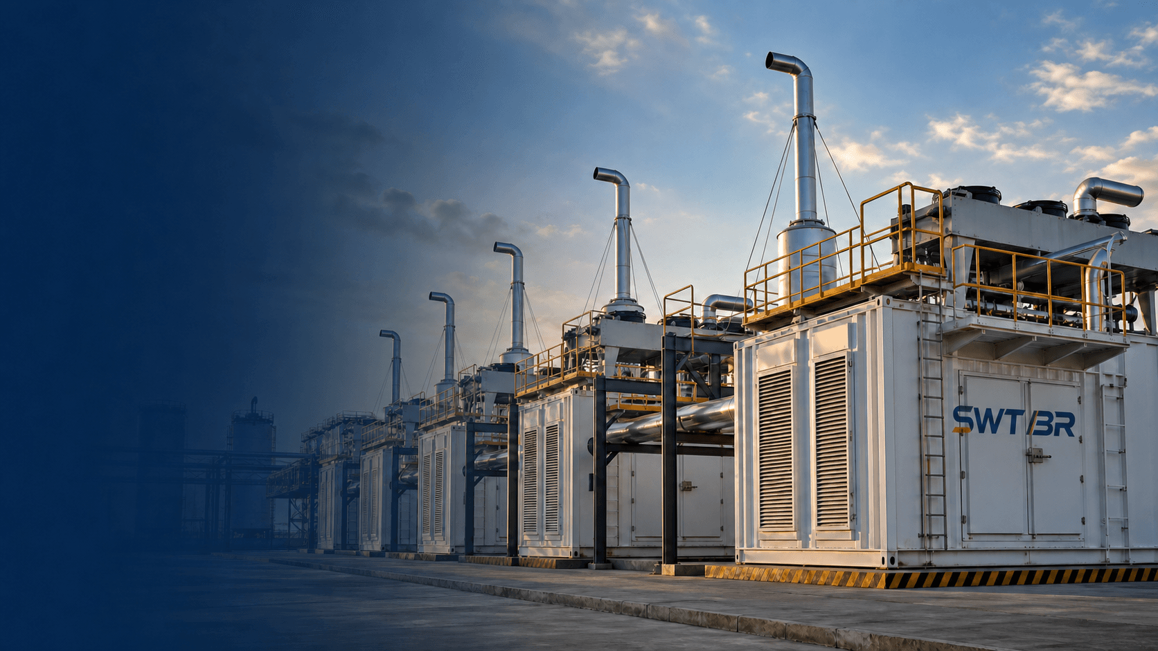 SWT industrial generator power station